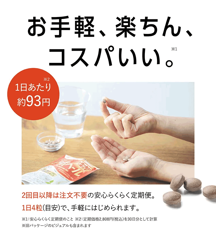 お?軽、楽ちん、コスパいい。